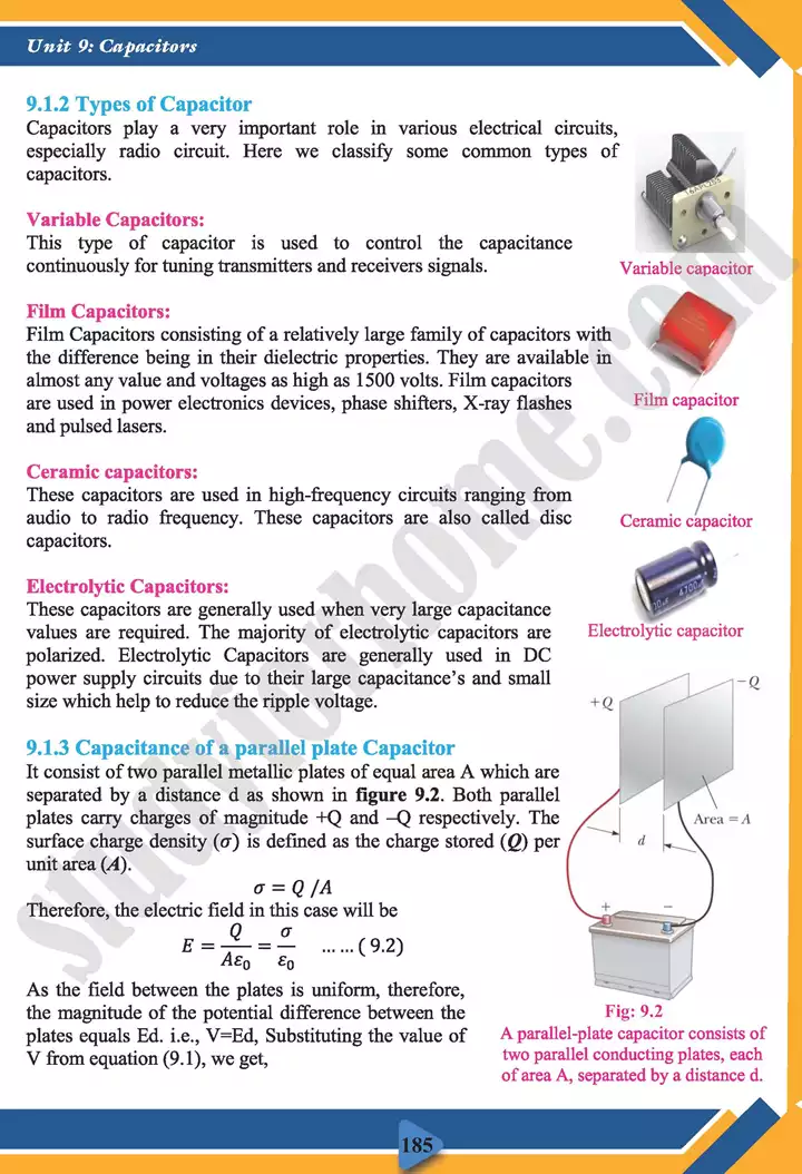 chapter 9 capacitors physics 11th text book 03