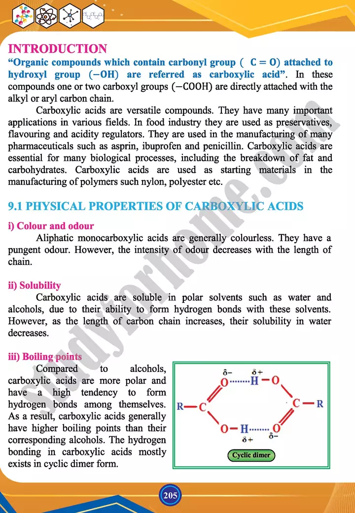 chapter 9 carbonyl compounds ii carboxylic acid and functional derivatives chemistry 12th text book 02