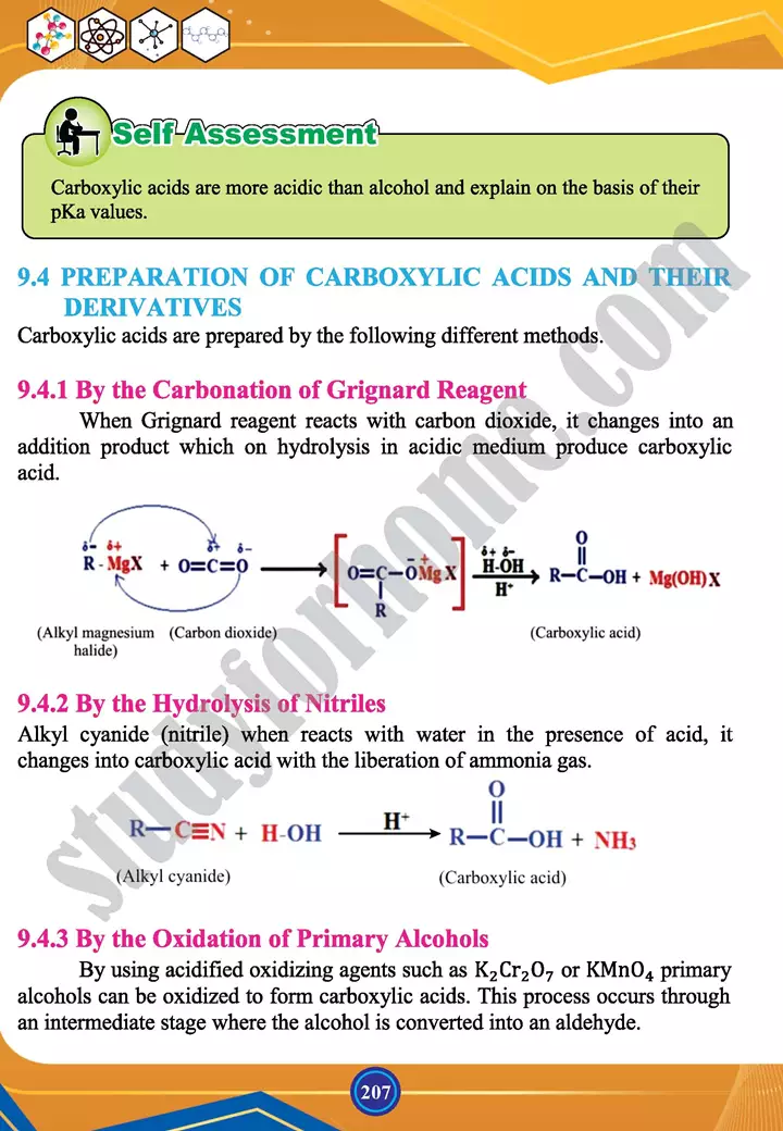 chapter 9 carbonyl compounds ii carboxylic acid and functional derivatives chemistry 12th text book 04