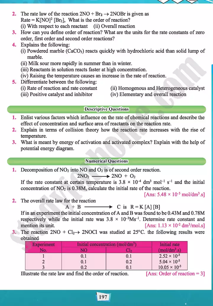 chapter 9 chemical kinetics chemistry 11th text book 17