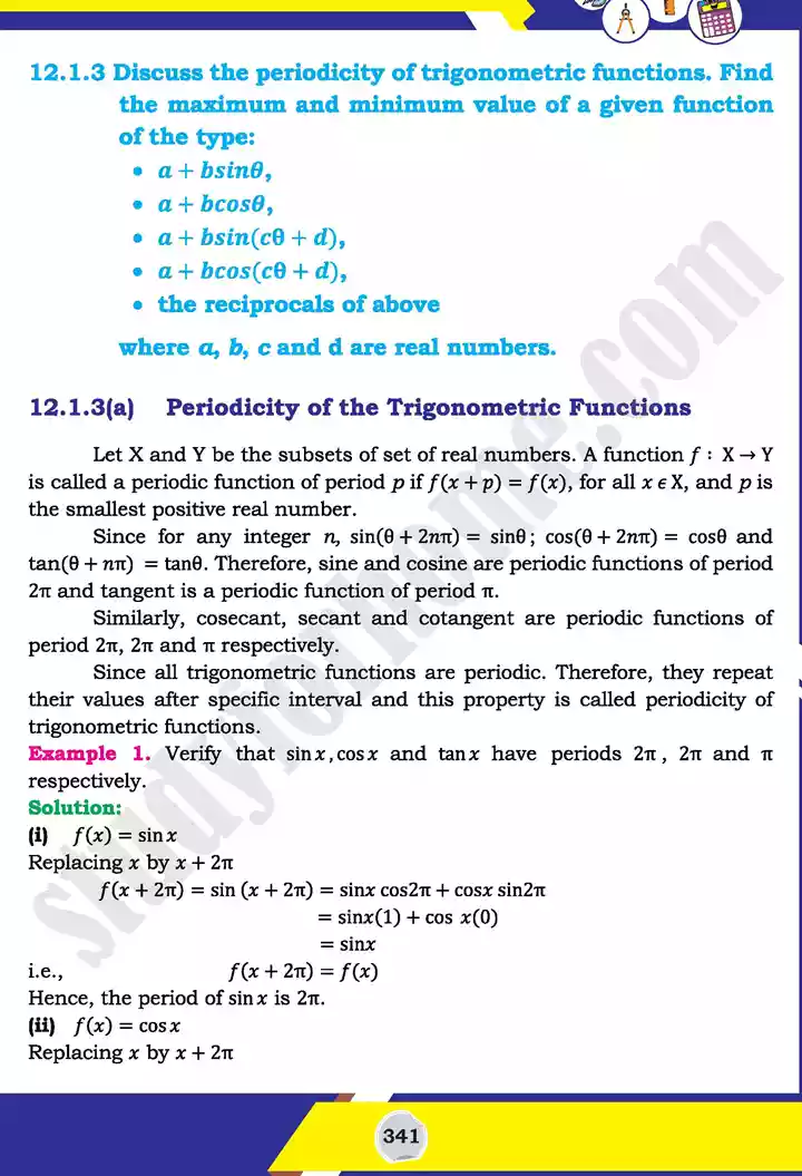 unit 12 graphs of trigonometric mathematics 11th text book 05