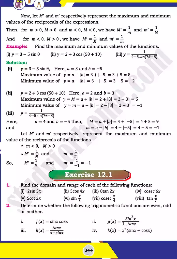 unit 12 graphs of trigonometric mathematics 11th text book 08