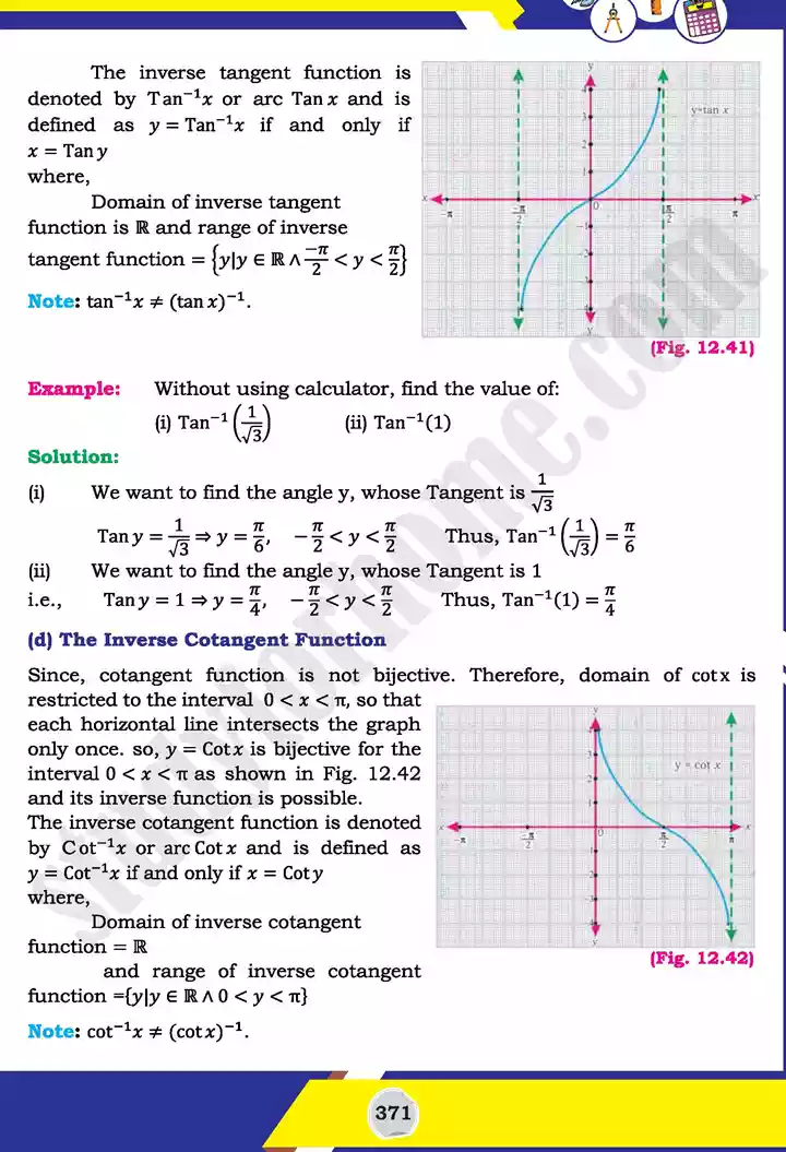 unit 12 graphs of trigonometric mathematics 11th text book 35