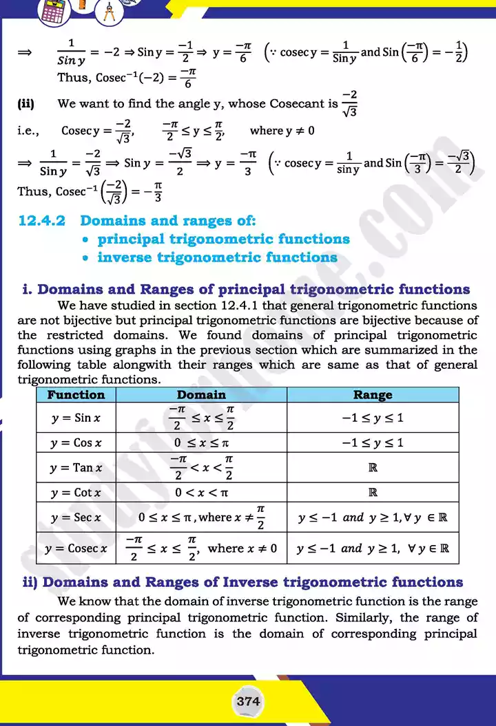 unit 12 graphs of trigonometric mathematics 11th text book 38