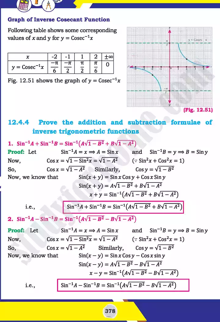 unit 12 graphs of trigonometric mathematics 11th text book 42