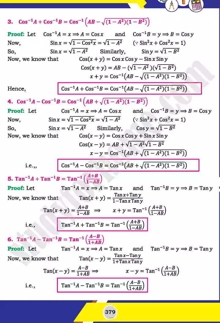 unit 12 graphs of trigonometric mathematics 11th text book 43