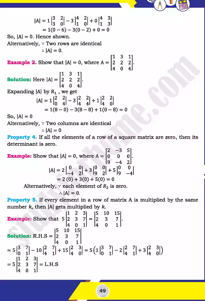 unit 2 matrices and determinants mathematics 11th text book 25