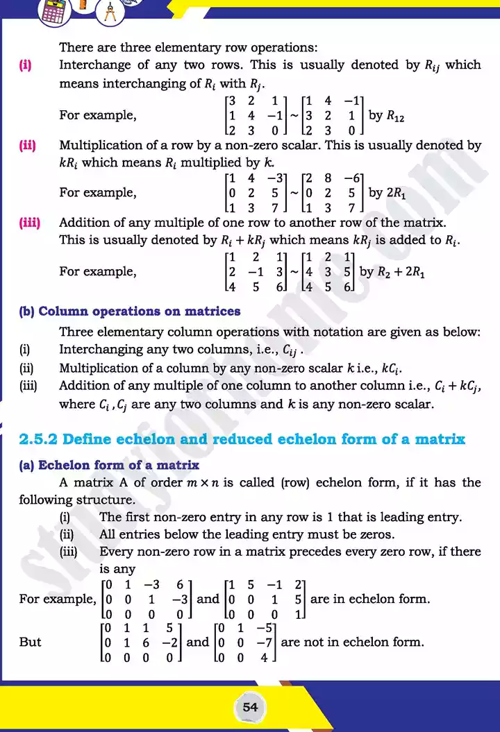 unit 2 matrices and determinants mathematics 11th text book 30