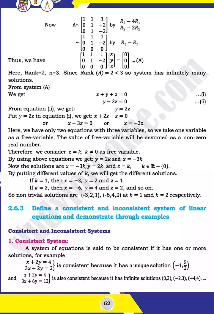 unit 2 matrices and determinants mathematics 11th text book 38