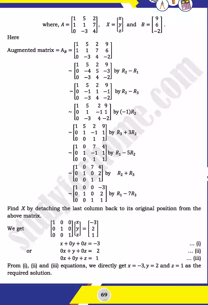 unit 2 matrices and determinants mathematics 11th text book 45