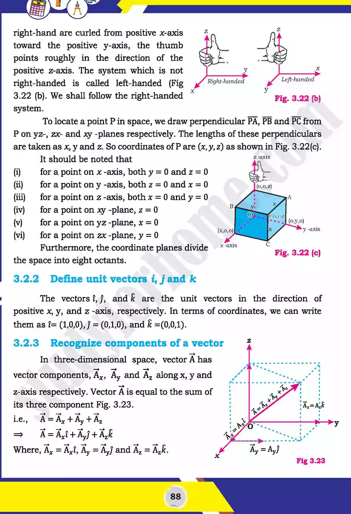 unit 3 vectors mathematics 11th text book 15