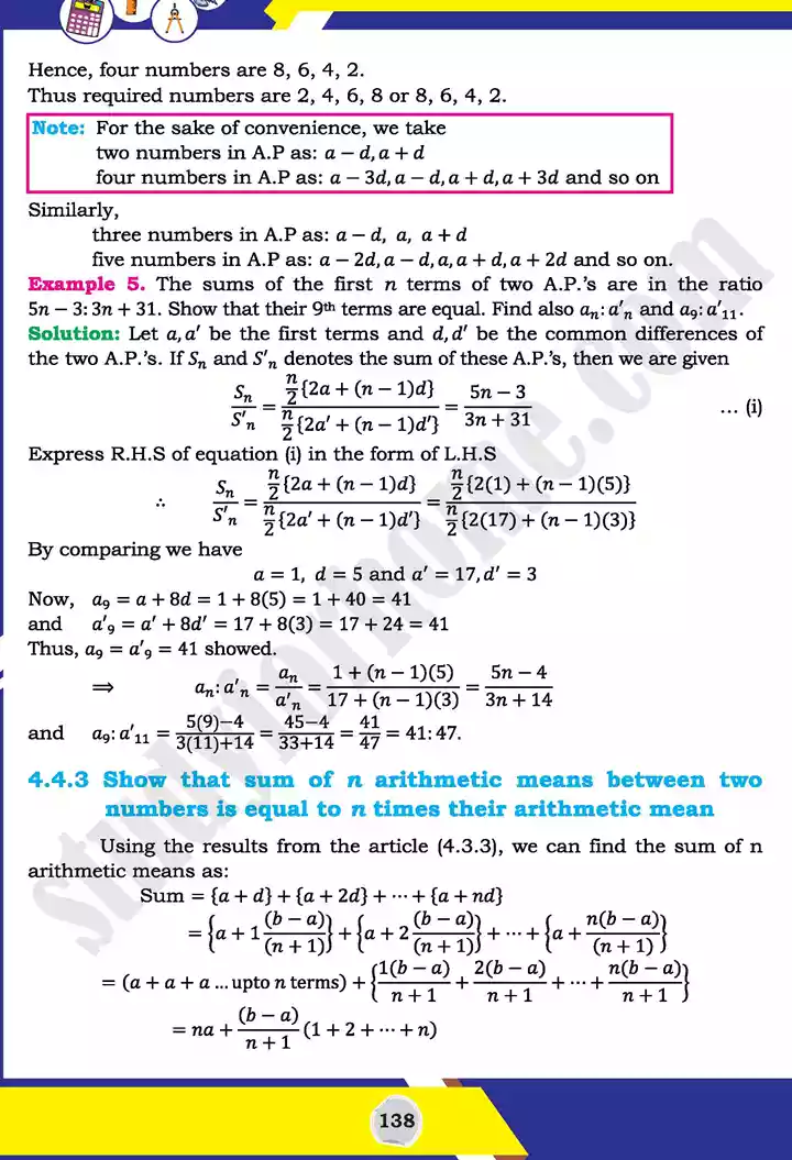 unit 4 sequences and series mathematics 11th text book 15