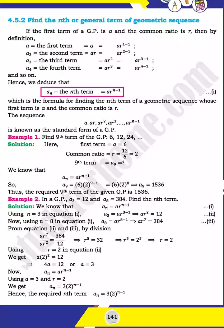 unit 4 sequences and series mathematics 11th text book 18