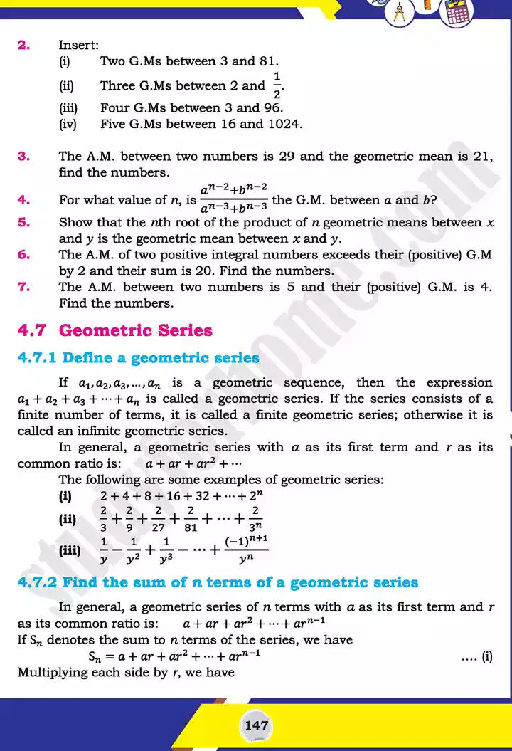 unit 4 sequences and series mathematics 11th text book 24