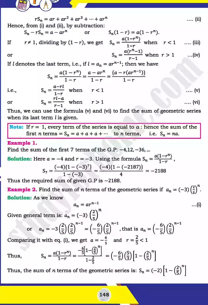 unit 4 sequences and series mathematics 11th text book 25