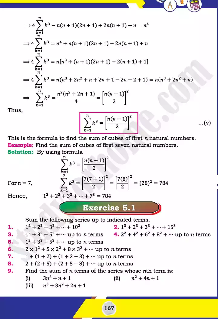 unit 5 miscellaneous series mathematics 11th text book 06