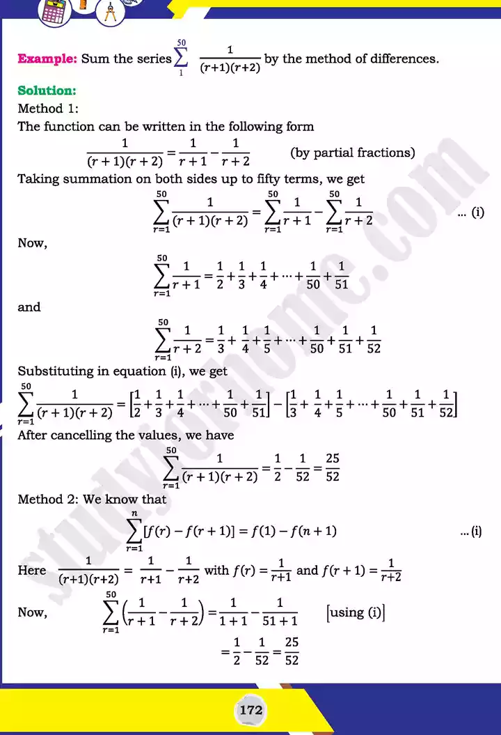 unit 5 miscellaneous series mathematics 11th text book 11