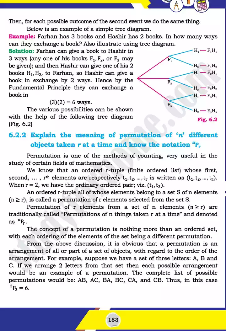 unit 6 permutation combination and probability mathematics 11th text book 05