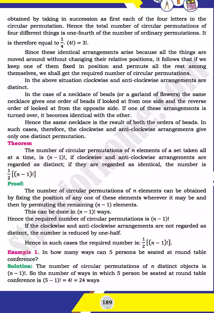 unit 6 permutation combination and probability mathematics 11th text book 11