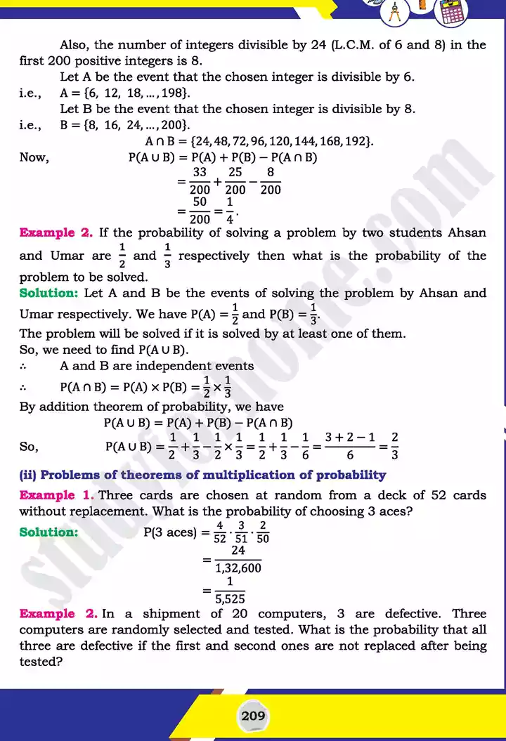 unit 6 permutation combination and probability mathematics 11th text book 31