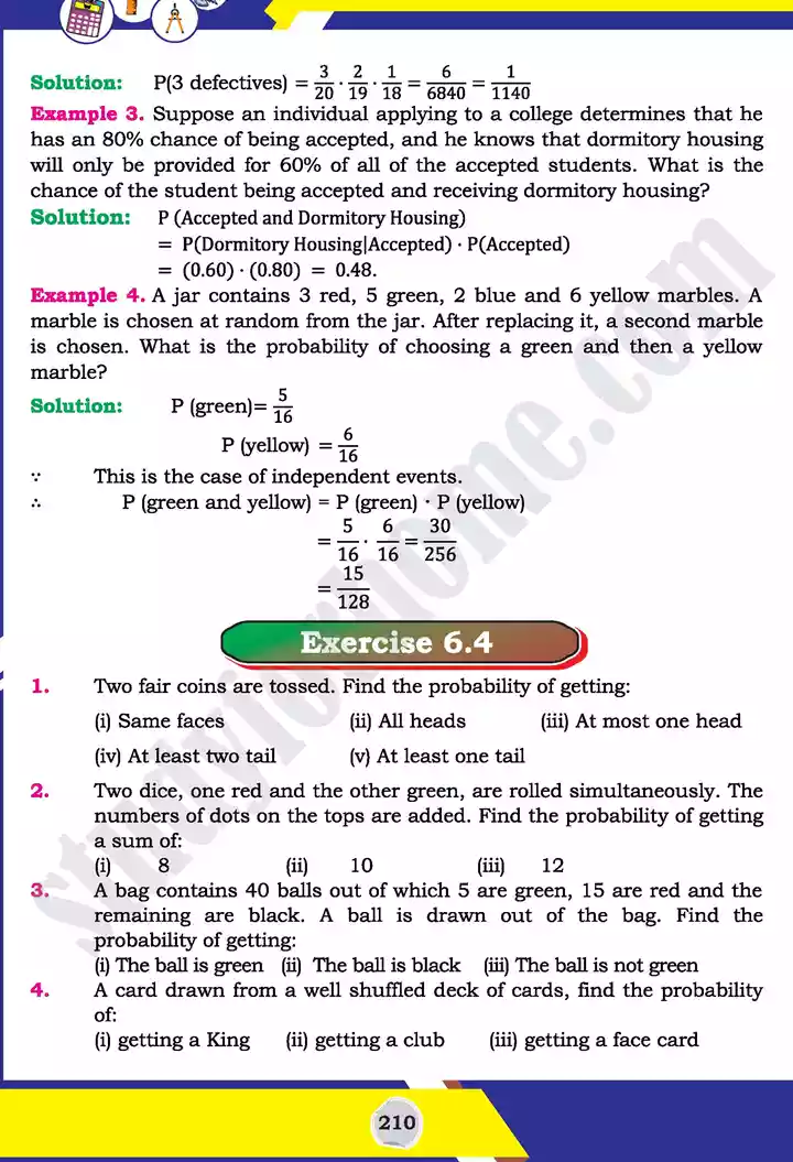 unit 6 permutation combination and probability mathematics 11th text book 32