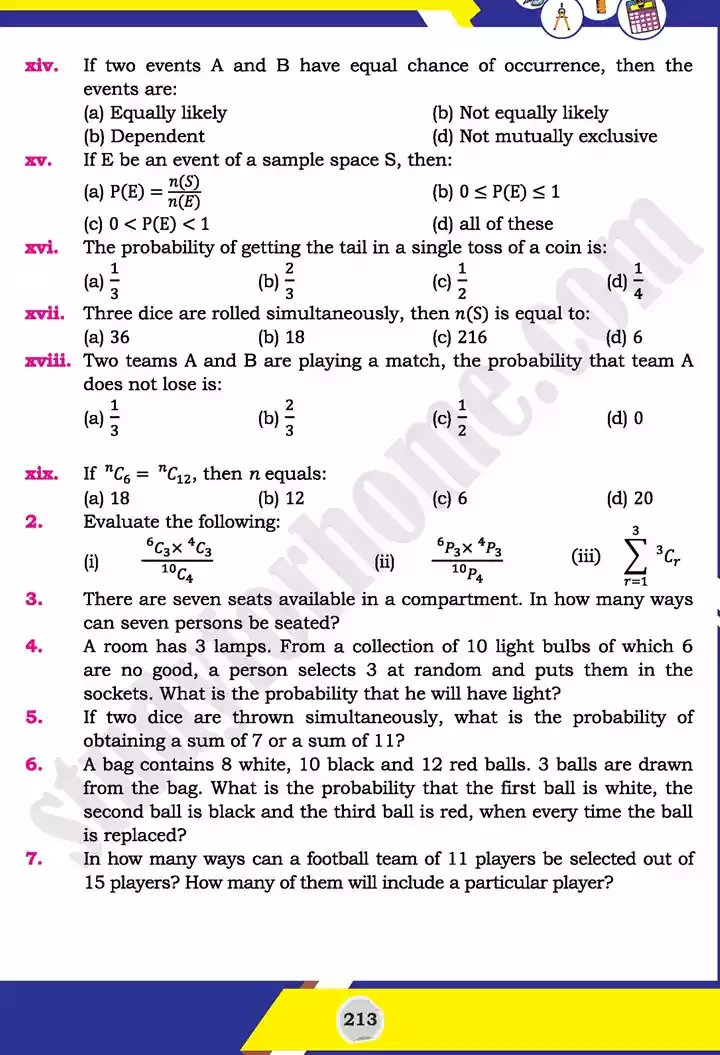 unit 6 permutation combination and probability mathematics 11th text book 35