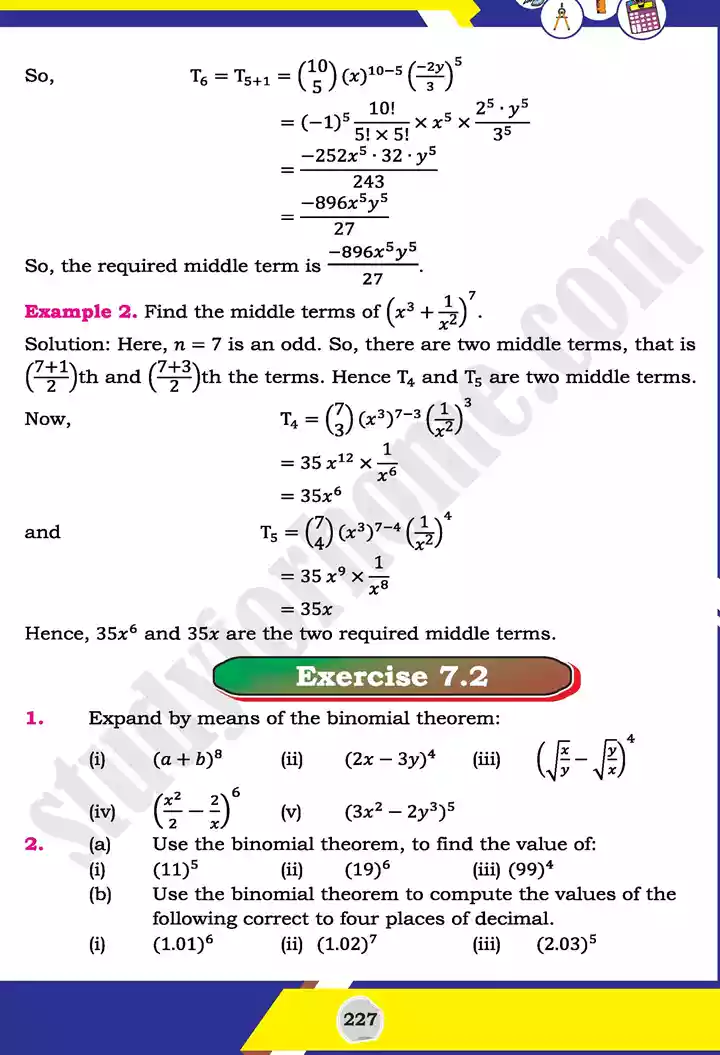 unit 7 mathematical induction and binomial theorem mathematics 11th text book 14