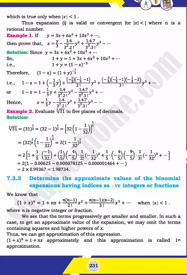 unit 7 mathematical induction and binomial theorem mathematics 11th text book 18