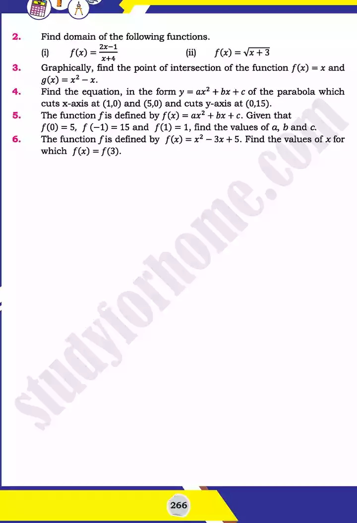 unit 8 functions and graphs mathematics 11th text book 29