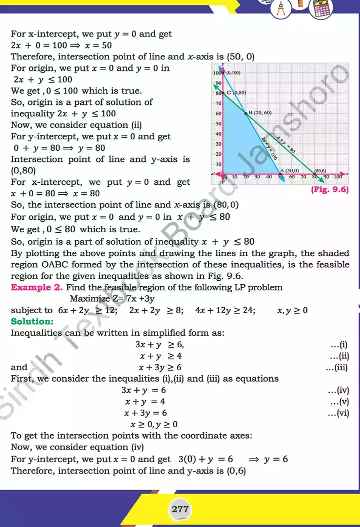 unit 9 linear programming lp mathematics 11th text book 11