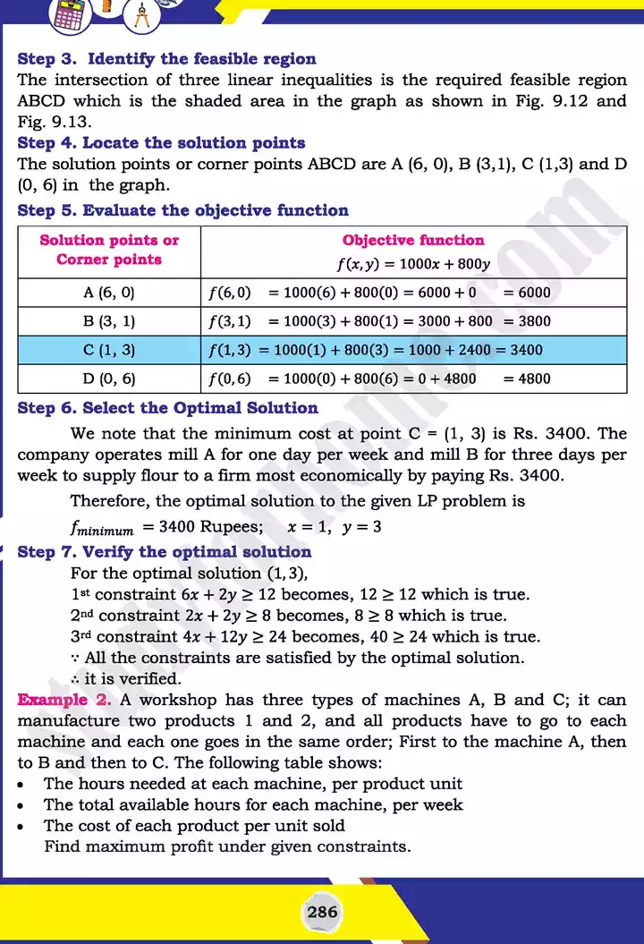 unit 9 linear programming lp mathematics 11th text book 20