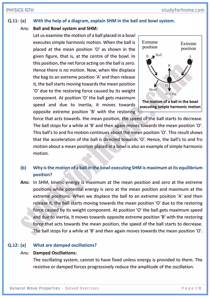 chapter 10 general wave properties solution of textbook exercise physics 10th 10