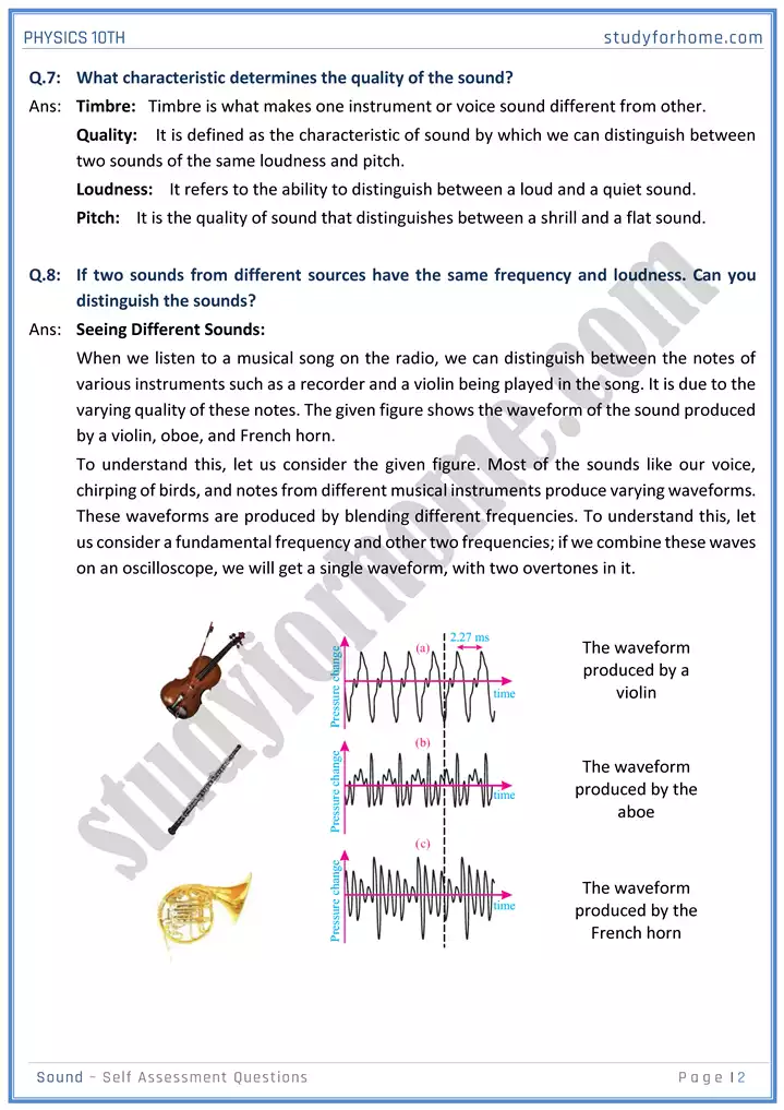 chapter 11 sound self assessment questions physics 10th 02