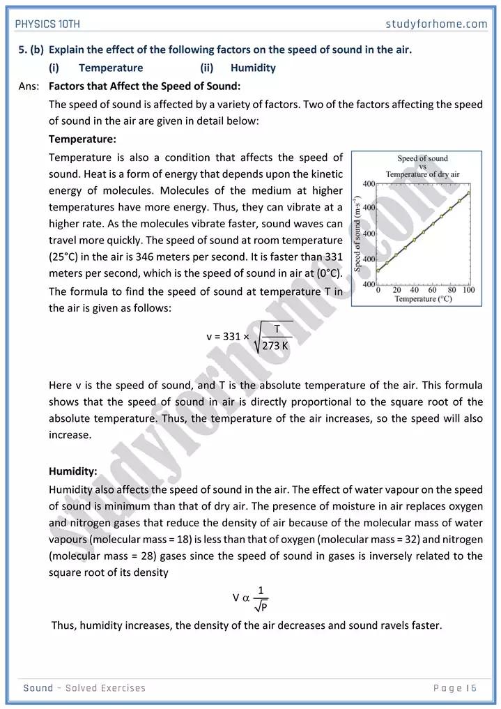 chapter 11 sound solution of textbook exercise physics 10th 06