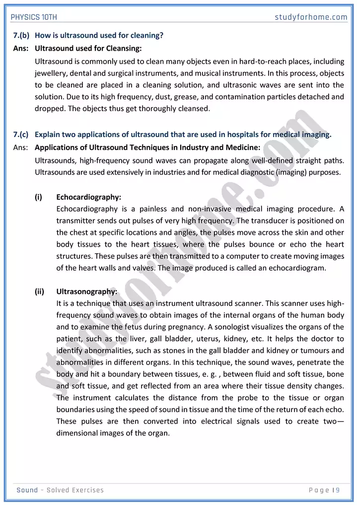 chapter 11 sound solution of textbook exercise physics 10th 09