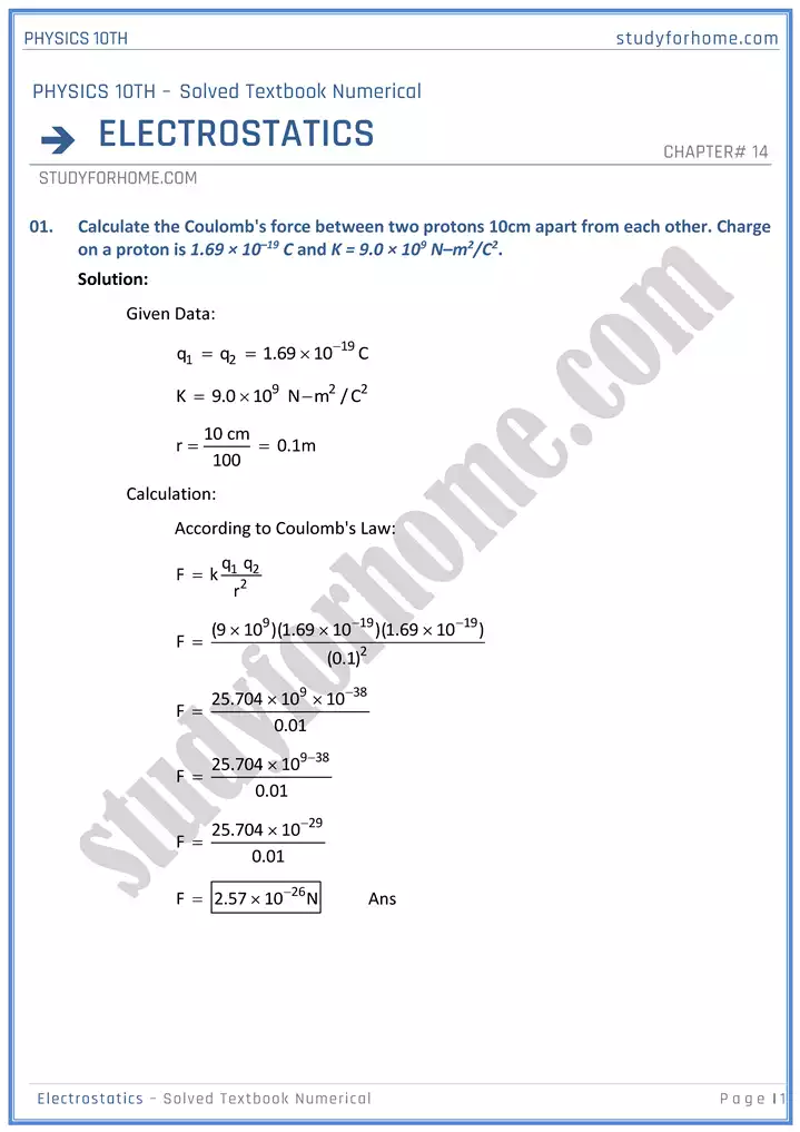 chapter-14-electrostatic-solved-textbook-numericals-physics-10th