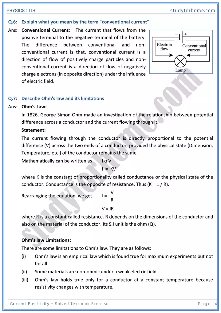 chapter 15 current electricity solution of textbook exercise physics 10th 04