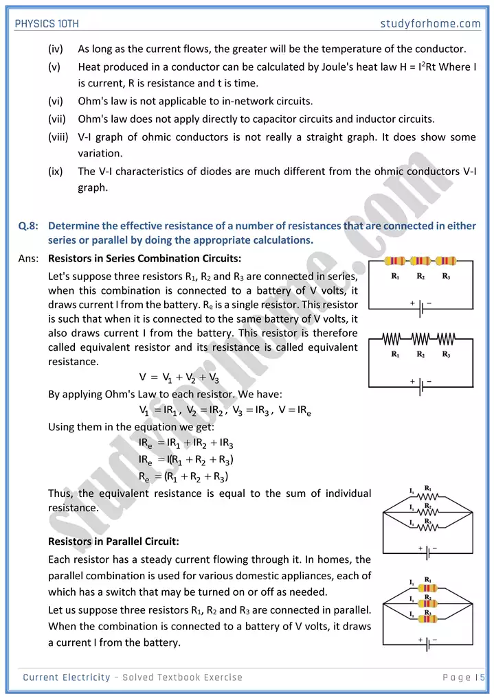 chapter 15 current electricity solution of textbook exercise physics 10th 05