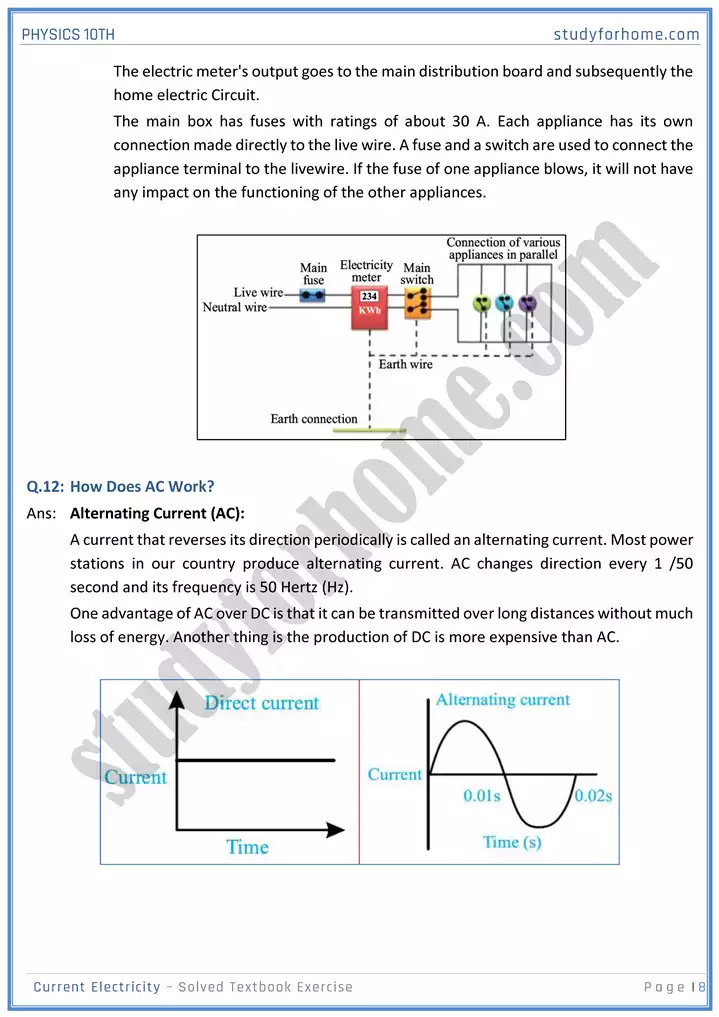 chapter 15 current electricity solution of textbook exercise physics 10th 08