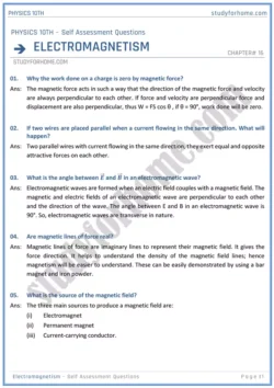 chapter-16-electromagnetism-self-assessment-questions-physics-10th