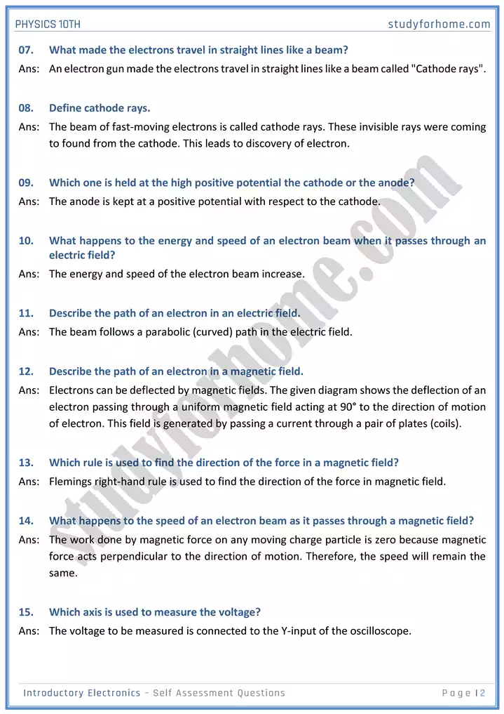 chapter 17 introductory electronics self assessment questions physics 10th 02