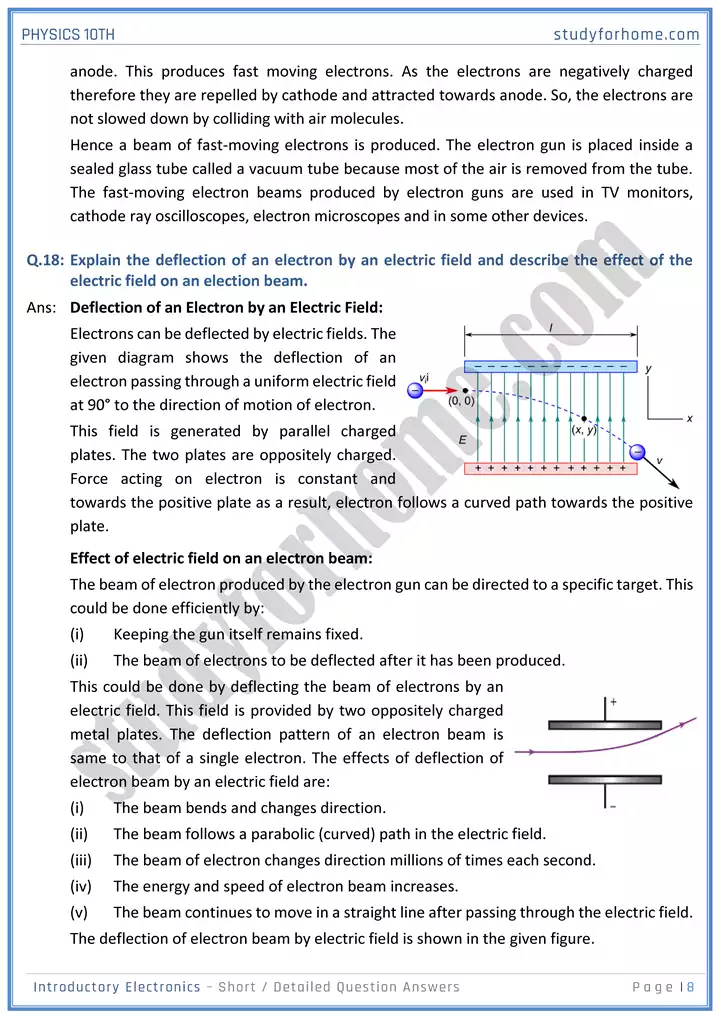 chapter 17 introductory electronics short and detailed question answers physics 10th 08