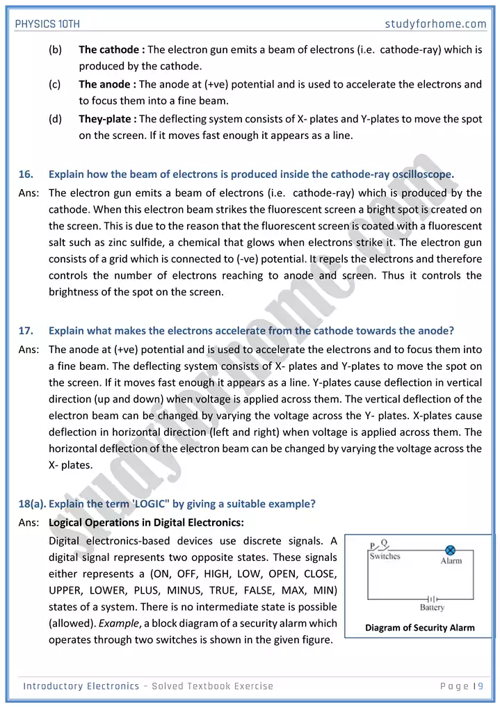 chapter 17 introductory electronics solution of textbook exercise physics 10th 09