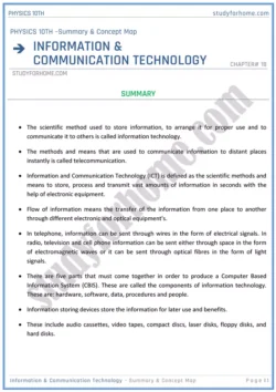 chapter-18-information-and-communication-technology-summary-and-concept-map-physics-10th-01