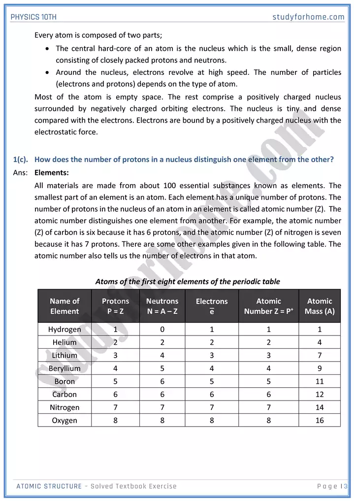 chapter 19 atomic structure solution of textbook exercise physics 10th 03