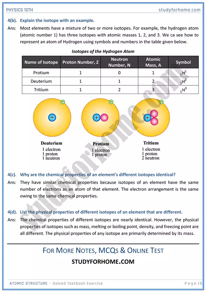 chapter 19 atomic structure solution of textbook exercise physics 10th 06