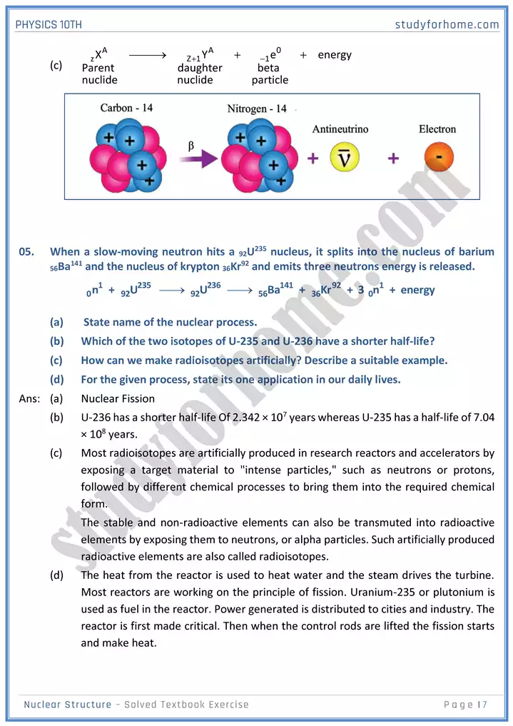 chapter 20 nuclear structure solution of textbook exercise physics 10th 07