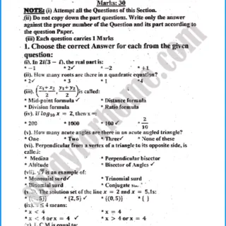 mathematics-9th-past-year-paper-2022