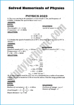 physics-solved-numericals-past-year-paper-2023