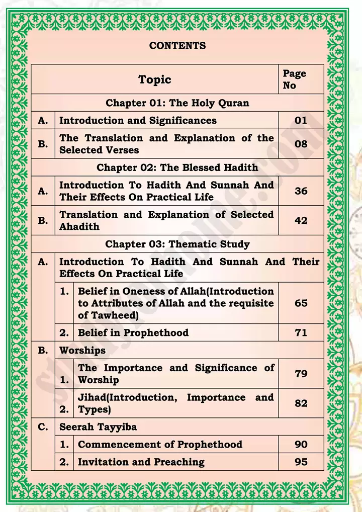 Islamiat class 9th textbook english medium sindh board 03